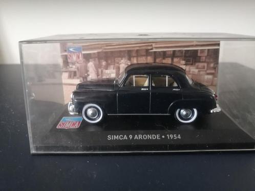Ixo Altaya 655Y Simca 9 Aronde 1954 1/43 in doosje, Hobby en Vrije tijd, Modelauto's | 1:43, Zo goed als nieuw, Ophalen of Verzenden