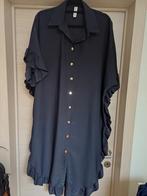 Robe-chemise noire à volants pour Mt 50/52, Enlèvement ou Envoi, Comme neuf, Noir