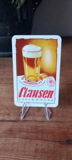 Brasserie bière 1 carte à jouer Clausen #2, Collections, Marques de bière, Enlèvement ou Envoi, Utilisé, Panneau, Plaque ou Plaquette publicitaire