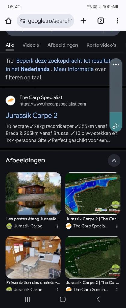 Fishing vacation jurassik carp 2, Watersport en Boten, Hengelsport | Karpervissen, Nieuw, Complete set, Ophalen