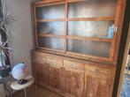 Massief Houten Wandkast / Boekenkast met Schuifdeuren, Huis en Inrichting, Ophalen, 200 cm of meer, 150 tot 200 cm, 25 tot 50 cm
