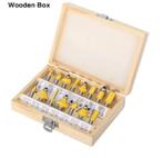 Set de coupe-bois de luxe 15 pièces 6,35 mm avec boîte de, Enlèvement ou Envoi, Neuf