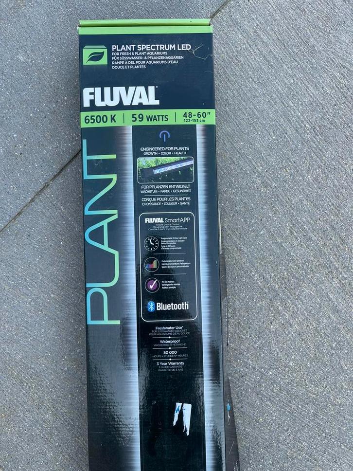 2x Fluval Plant Spectrum LED 3.0 59W 115-145cm, Dieren en Toebehoren, Vissen | Aquaria en Toebehoren, Gebruikt, Verlichting of Verwarming