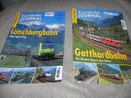 2 Revues Eisenbahn Journal  Gotthard (SBB)  Lotschberg(BLS), Comme neuf, Livre, Revue ou Catalogue, Enlèvement ou Envoi