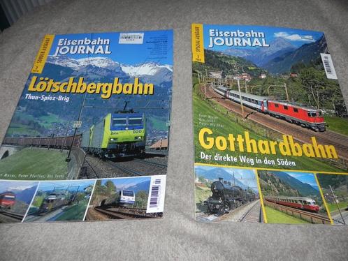 2 Beoordelingen Eisenbahn Journal Gotthard (SBB) Lotschberg, Hobby en Vrije tijd, Modeltreinen | H0, Zo goed als nieuw, Boek, Tijdschrift of Catalogus