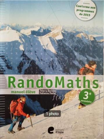 Manuel RandoMaths 3e en parfait état beschikbaar voor biedingen