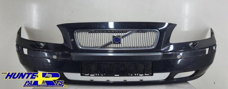 Voorbumper zwart 452 Volvo V70 II ('00-'08) 094842397443, Auto-onderdelen, Carrosserie, Bumper, Volvo, Voor, Gebruikt, Ophalen of Verzenden