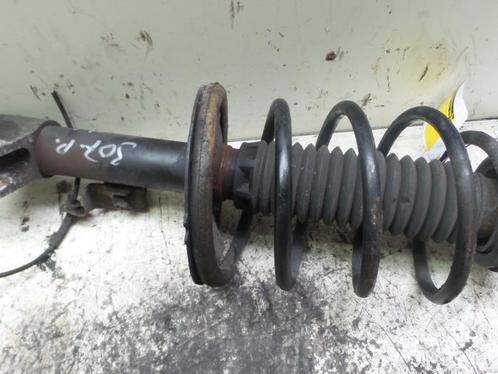Schokdemperpoot links-voor van een Peugeot 307, Auto-onderdelen, Ophanging en Onderstel, Peugeot, Gebruikt, 3 maanden garantie