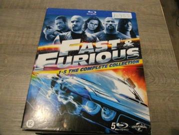fast & furious            5 disc blu-ray box beschikbaar voor biedingen