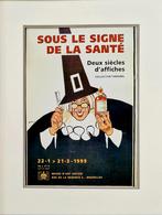 Affiche Therabel - Sous le signe de la Santé, Verzamelen, Posters, Reclame, Gebruikt, Ophalen of Verzenden, A4 of kleiner