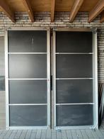 Ikea schuifdeuren voor kast + nieuwe toebehoren, Ophalen, Zo goed als nieuw, Glas