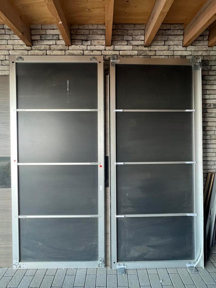 Ikea schuifdeuren voor kast + nieuwe toebehoren, Huis en Inrichting, Kasten | Kleerkasten, Zo goed als nieuw, Glas, Ophalen