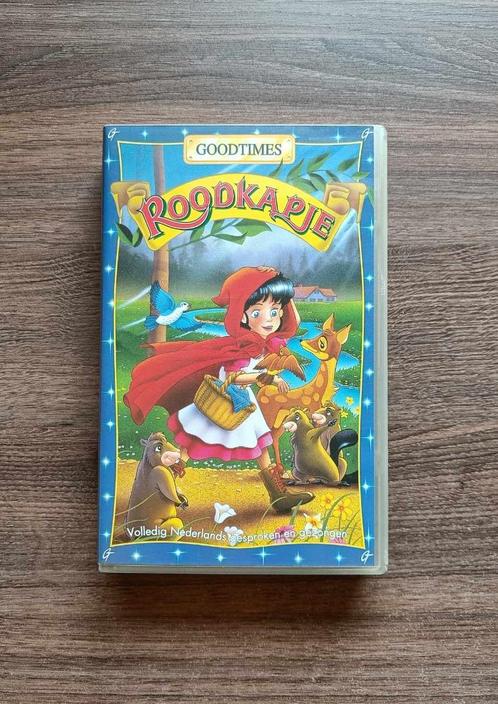VHS - Roodkapje - Goodtimes - Sprookje - Kinderen - €3, Cd's en Dvd's, VHS | Kinderen en Jeugd, Gebruikt, Kinderprogramma's en -films