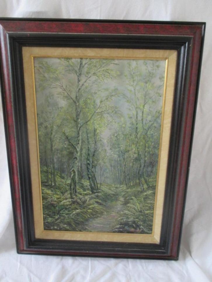 peinture de style romantique - A.Minnaert, Antiquités & Art, Art | Peinture | Classique, Enlèvement