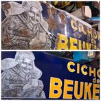 Emaille reclamebord De Beukelaar 1933, Ophalen