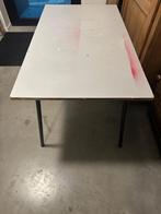 2 x retro bureau schoolbank 120cm x 68 cm GRATIS, Huis en Inrichting, Bureaus, Ophalen, Bureau