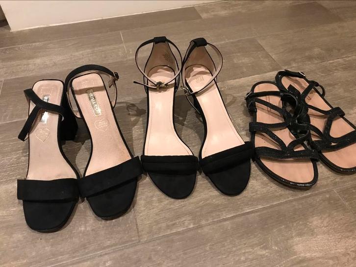 3 DAMESSCHOENEN MAAT 38 , GOEDE STAAT !, Vêtements | Femmes, Chaussures, Comme neuf, Chaussures à haut talons, Noir, Enlèvement ou Envoi