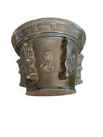 Bronzen vijzel toegeschreven aan Toine Cavet - 17e eeuw., Ophalen, Brons