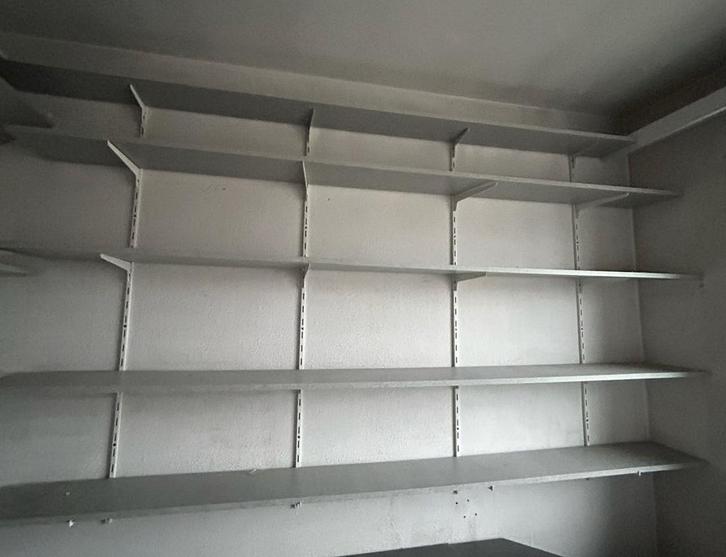 Wandrekken Metalen Schappen voor Berging, Werkruimte, Huis en Inrichting, Woonaccessoires | Wandplanken en Boekenplanken, Ophalen