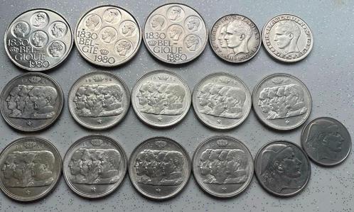 100 frank Belgische munten, 50 frank en 20 frank in zilver L, Postzegels en Munten, Munten | België, Setje, Zilver, Zilver, Ophalen of Verzenden