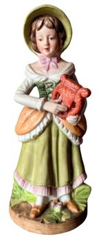 FIGUURTJE “JONGE MUZIKANTE” VAN BISCUIT, Ophalen, Zo goed als nieuw, Mens