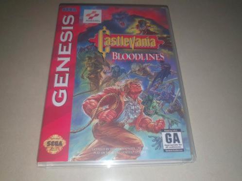 Castlevania Bloodlines Sega Genesis Game Case, Consoles de jeu & Jeux vidéo, Jeux | Sega, Comme neuf, Envoi