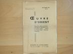 Œuvre d'orient décembre 1955, Boeken, Tijdschriften en Kranten, Ophalen of Verzenden, Gelezen, Overige typen