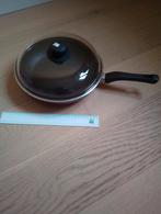 Steelpan - hapjespan 30 cm met deksel, Huis en Inrichting, Keuken | Potten en Pannen, Ophalen of Verzenden, Gebruikt