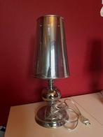 Lampe de table chrome 47cm, Comme neuf