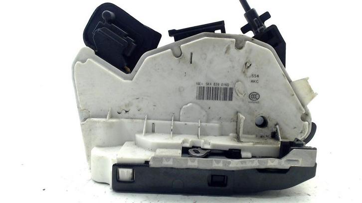 Slot mechaniek portier elektrisch centrale vergrendeling rec, Auto-onderdelen, Carrosserie, Volkswagen, Gebruikt, Herkomst onderdeel bekend