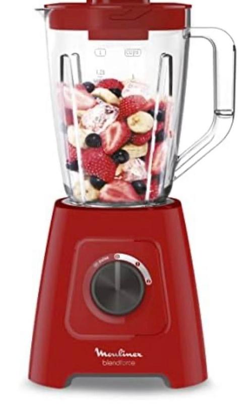 Moulinex blendforce rood, Elektronische apparatuur, Keukenmixers, Zo goed als nieuw, 2 snelheden, Ophalen of Verzenden