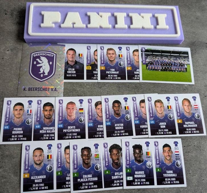 PANINI 11x AUTOCOLLANTS FOOTBALL 2019/20 BEERSCHOT football, Hobby & Loisirs créatifs, Autocollants & Images, Neuf, Enlèvement ou Envoi