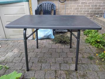 klaptafel/bijzettafel/plooitafel, Enlèvement, Comme neuf, Rectangulaire, Synthétique