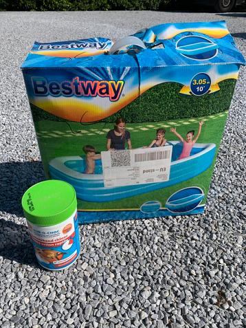 Zwembad Bestway 3,05 meter + gratis chloor beschikbaar voor biedingen