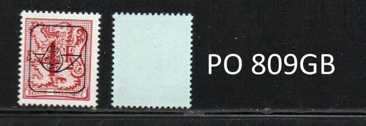 Belgique Neuf ** Préoblitérés de PO 809GB à PO 813GB, Timbres & Monnaies, Timbres | Europe | Belgique, Non oblitéré, Enlèvement ou Envoi
