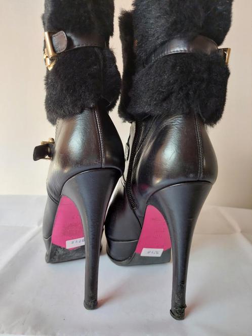 924B* Luciano Padovan-sexy boots noirs tout cuir (37), Vêtements | Femmes, Chaussures, Porté, Bottes hautes, Noir, Envoi