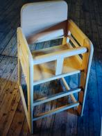 Houten babyeetstoel,zeer stevig/als nieuw, Ophalen, Zo goed als nieuw