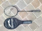 Vintage Slazenger badminton racket, rits zakje kapot, Sport en Fitness, Ophalen, Gebruikt