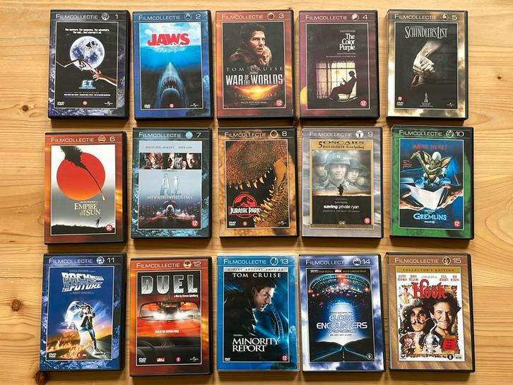 DVD filmcollectie Steven Spielberg, Cd's en Dvd's, Dvd's | Overige Dvd's, Zo goed als nieuw, Ophalen of Verzenden