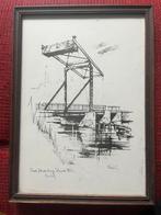 Kader kunst ets Aalst Oude Zwarte Hoek Brug Frans Wauters, Ophalen of Verzenden