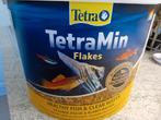 TetraMin Flakes visvoer 10 liter 2100 gram waarvan een klein, Ophalen of Verzenden, Gebruikt, Overige typen