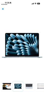 Macbook Air M4 13pouces 512/24 - Sky Blue, Ophalen, Zo goed als nieuw, MacBook