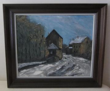 Schilderij op doek - Winterlandschap - Oley87 beschikbaar voor biedingen