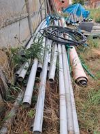 Plastieken buizen 100 meter met koppelstukken, Ophalen, Zo goed als nieuw