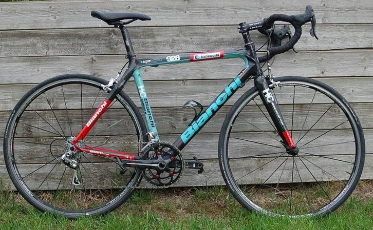 Carbon racefiets BIANCHI, Campagnolo, m. 54., Sport en Fitness, Wielrennen, Ophalen