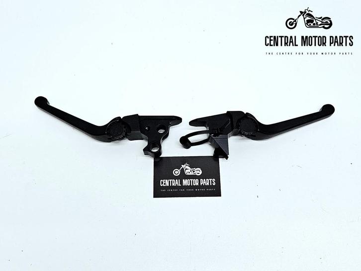 Zwarte Verstelbare levers Softail 2015-2022, Motoren, Onderdelen | Harley-Davidson, Gebruikt, Ophalen of Verzenden