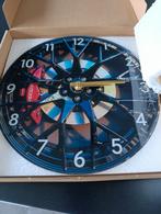 Wandklok glas 30 cm, Huis en Inrichting, Woonaccessoires | Klokken, Ophalen of Verzenden, Wandklok