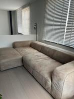 Lederen zetel suede - lawrence sofa, Huis en Inrichting, Ophalen, 250 tot 300 cm, Hoekbank, Leer