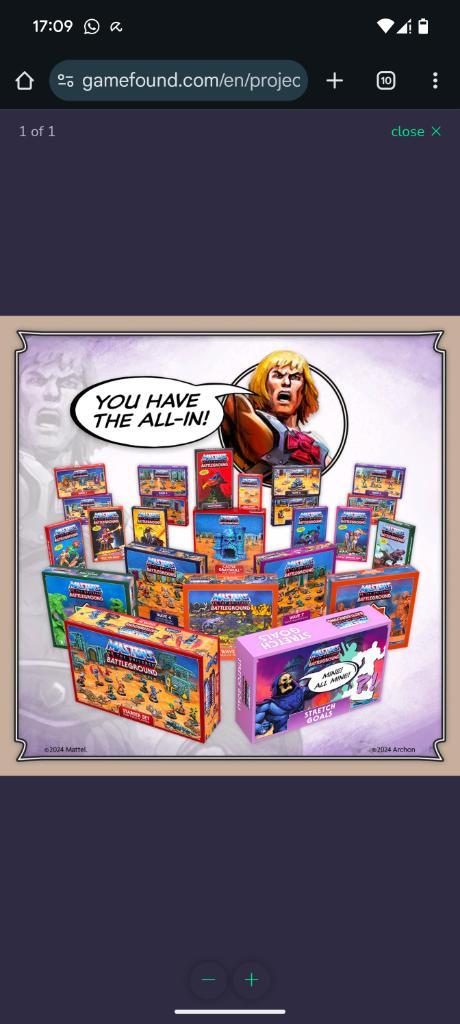 Masters of thé universe Battleground All in., Hobby en Vrije tijd, Gezelschapsspellen | Bordspellen, Nieuw, Een of twee spelers