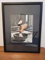 Collage-ontwerp met kunstwerk Francois-Xavier Delmeire, Antiek en Kunst, Kunst | Schilderijen | Modern, Ophalen of Verzenden